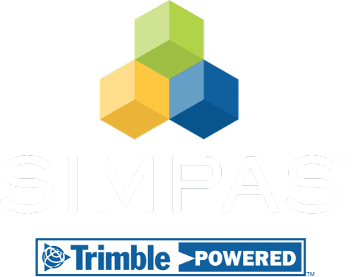 Simpas Trimble Powered logo