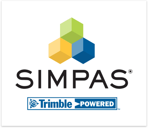 Simpas, Trimble Powered logo